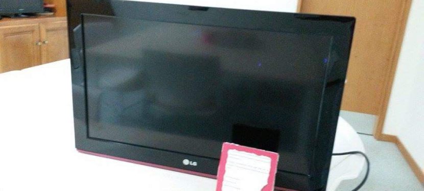 Doação de uma TV LG – Agradecimento