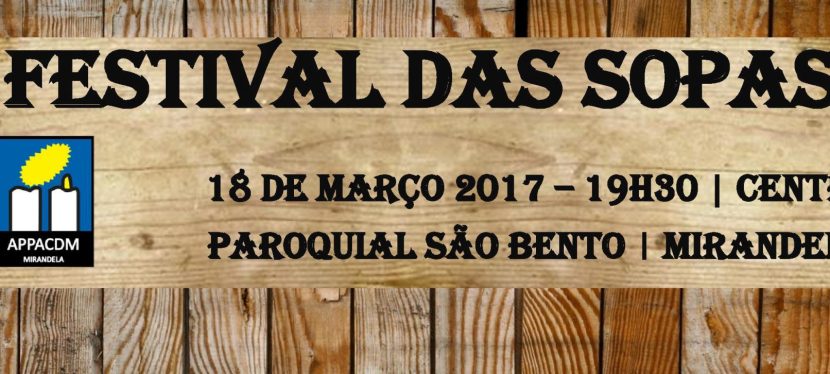 Festival das Sopas – 18 de Março