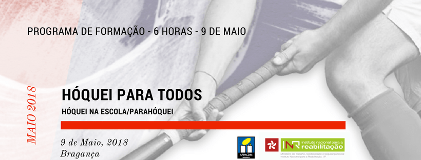 9 de Maio – Inscrições Hóquei para&nbsp;Todos