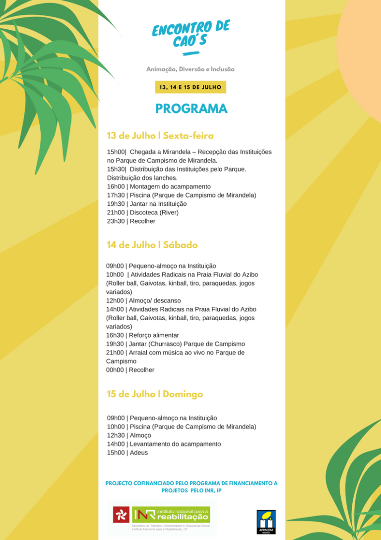 Yellow with Palm Leaves Summer Camp Flyer (3)